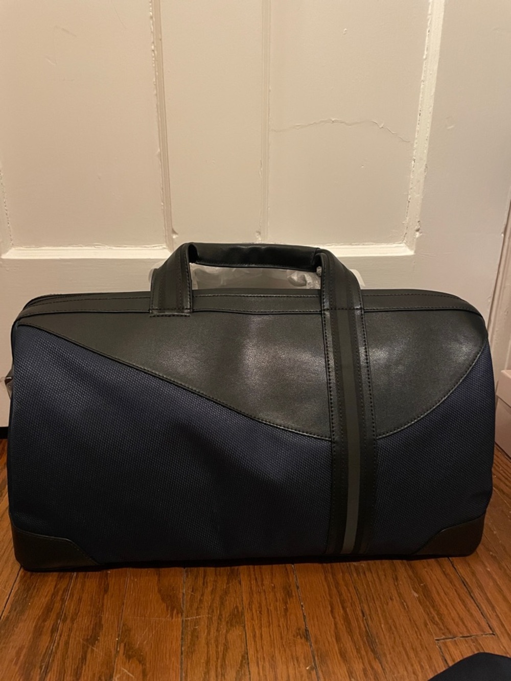 NWT S.T. Dupont Defi Millennium Cosy Small Travel Bag in Black and Blue - Picture 4 of 9